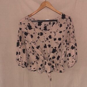 Sienna Sky Black Floral Blouse